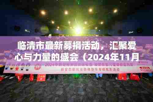 临清市最新募捐活动,汇聚爱心与力量的盛会(2024年11月13日)