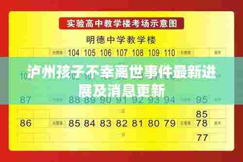 泸州孩子不幸离世事件最新进展及消息更新