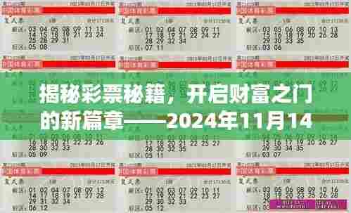 揭秘彩票秘籍,开启财富之门的新篇章——2024年11月14日幸运彩票预测与攻略