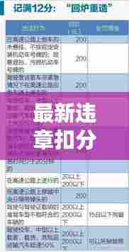 最新违章扣分处理全攻略，适合初学者与进阶用户（11月14日更新版）