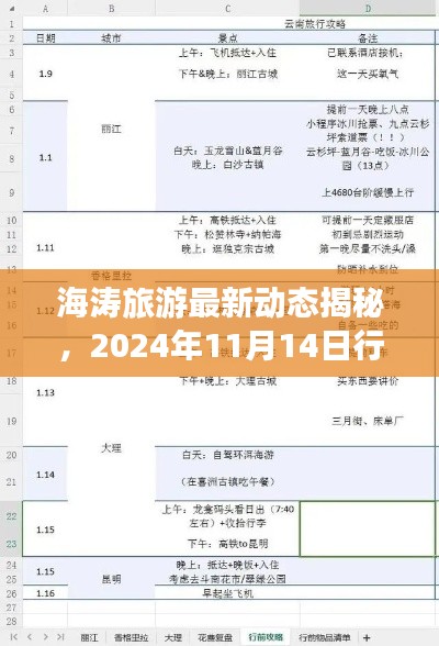 海涛旅游最新动态揭秘,2024年11月14日行程规划与执行指南