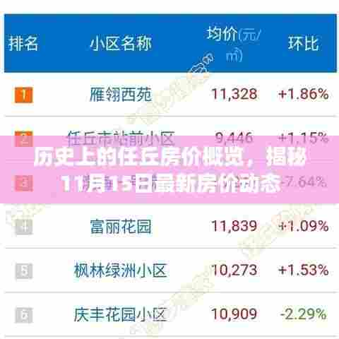 历史上的任丘房价概览，揭秘11月15日最新房价动态