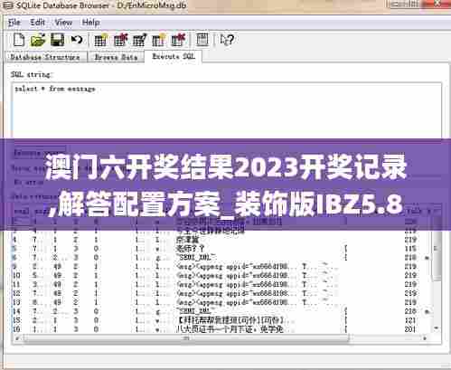 澳门六开奖结果2023开奖记录,解答配置方案_装饰版IBZ5.8