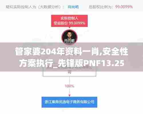 管家婆204年资料一肖,安全性方案执行_先锋版PNF13.25