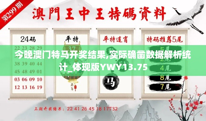 今晚澳门特马开奖结果,实际确凿数据解析统计_体现版YWY13.75
