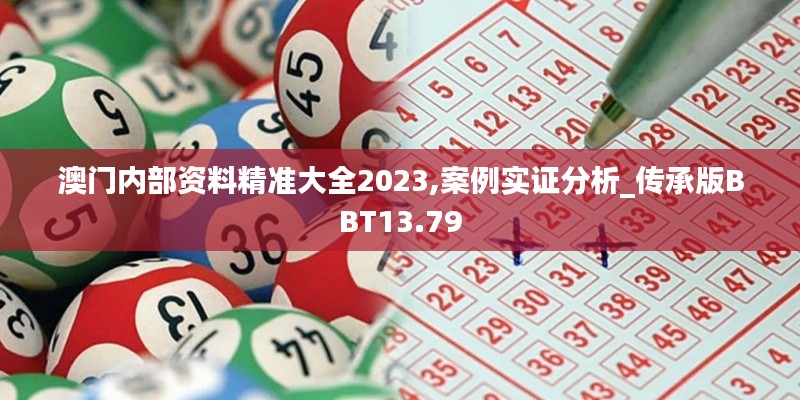 澳门内部资料精准大全2023,案例实证分析_传承版BBT13.79
