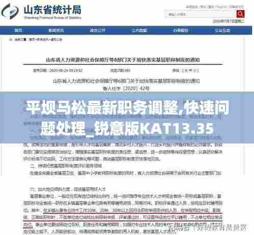平坝马松最新职务调整,快速问题处理_锐意版KAT13.35