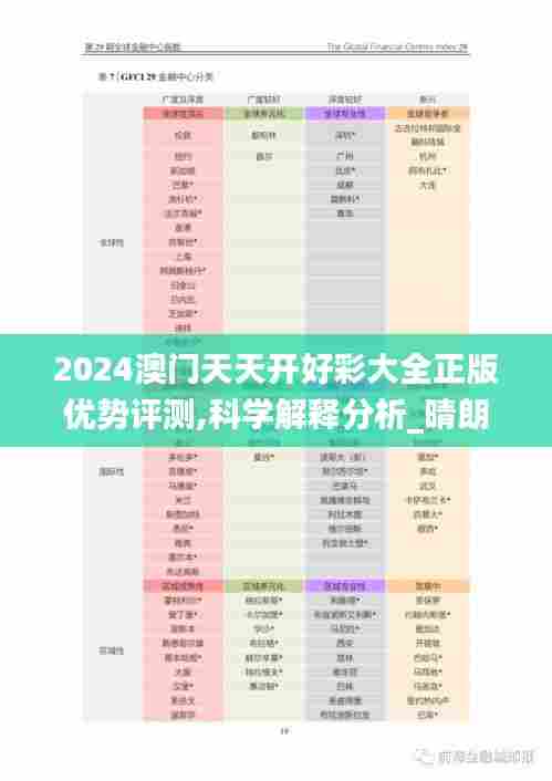 2024澳门天天开好彩大全正版优势评测,科学解释分析_晴朗版TEZ13.13