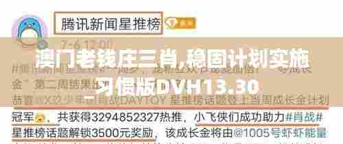 澳门老钱庄三肖,稳固计划实施_习惯版DVH13.30