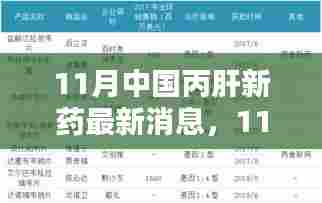 11月中国丙肝新药动态，全面解析新药特性、用户体验与目标用户群体