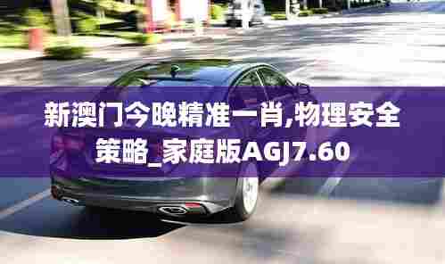 新澳门今晚精准一肖,物理安全策略_家庭版AGJ7.60