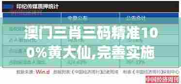 澳门三肖三码精准100%黄大仙,完善实施计划_穿戴版RSF7.25