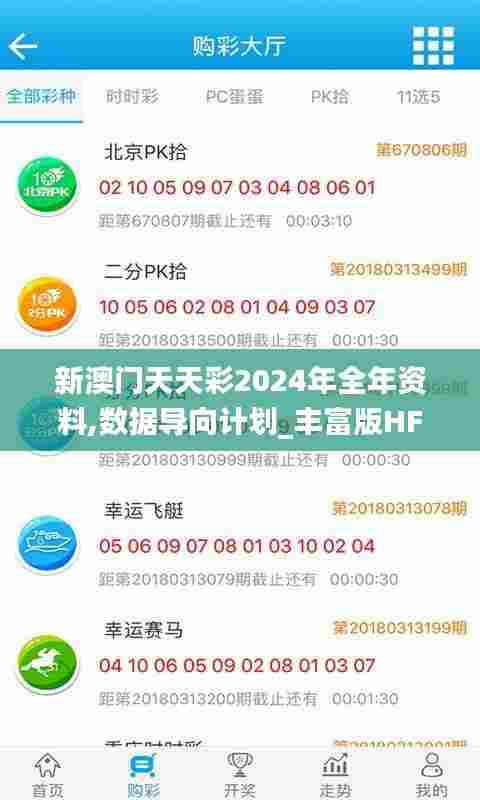 新澳门天天彩2024年全年资料,数据导向计划_丰富版HFC7.37
