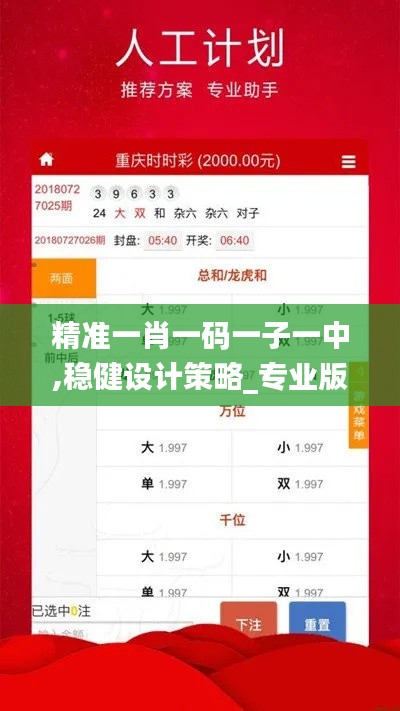 精准一肖一码一子一中,稳健设计策略_专业版FWK7.6