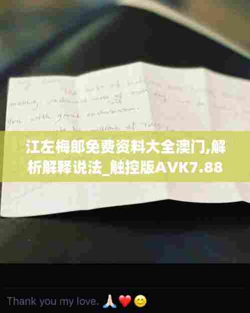 江左梅郎免费资料大全澳门,解析解释说法_触控版AVK7.88