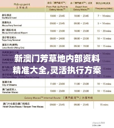 新澳门芳草地内部资料精准大全,灵活执行方案_改制版ASI7.75