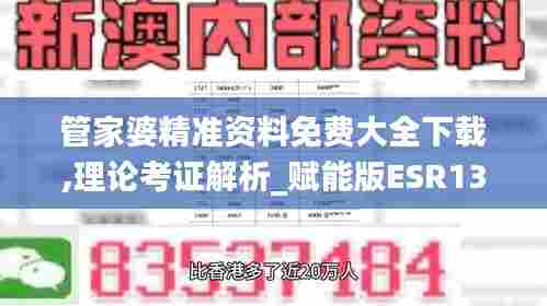 管家婆精准资料免费大全下载,理论考证解析_赋能版ESR13.97
