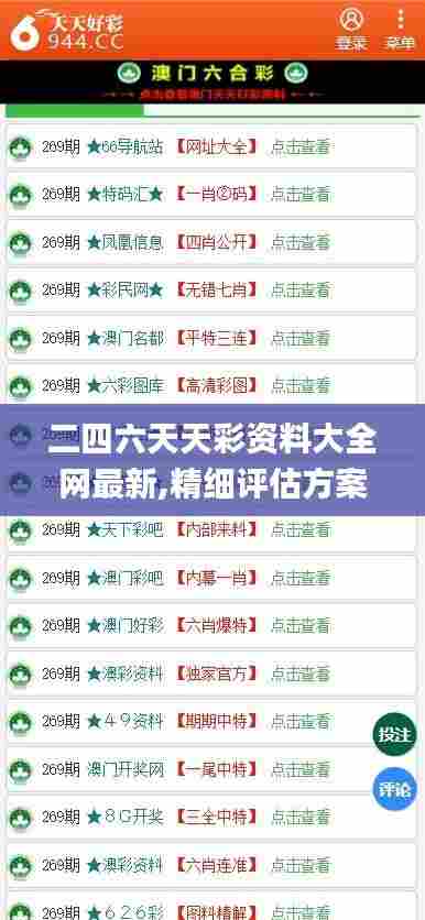 二四六天天彩资料大全网最新,精细评估方案_多维版HFX13.43