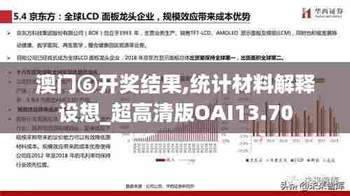 澳门⑥开奖结果,统计材料解释设想_超高清版OAI13.70