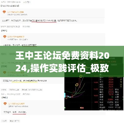 王中王论坛免费资料2024,操作实践评估_极致版CDO13.99