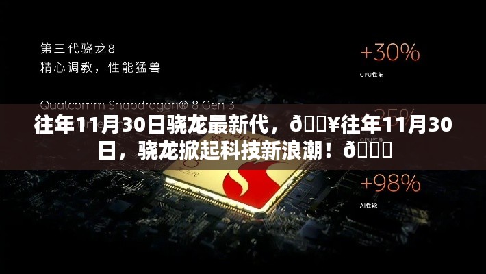 往年11月30日,骁龙掀起科技新浪潮,最新代处理器引领潮流