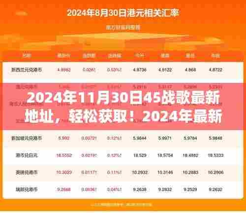 2024年最新战歌地址获取指南，轻松找到心仪的音乐资源