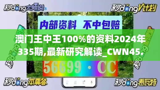 澳门王中王100%的资料2024年335期,最新研究解读_CWN45.830增强版