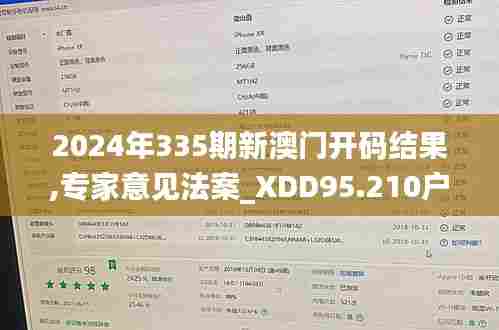 2024年335期新澳门开码结果,专家意见法案_XDD95.210户外版