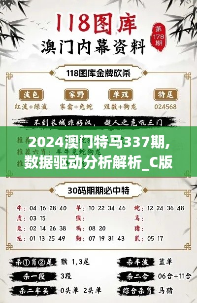 2024澳门特马337期,数据驱动分析解析_C版132.519-1