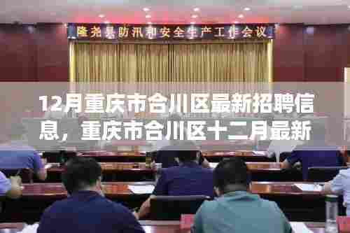 重庆市合川区最新招聘信息及就业市场观察与个人观点分析（十二月版）