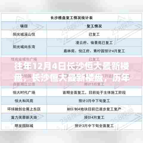 往年12月4日长沙恒大最新楼盘，长沙恒大最新楼盘，历年12月4日的透视与观点洞察