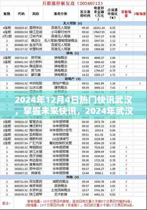 2024年武汉热门资讯快讯,掌握未来资讯获取攻略