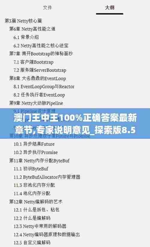 澳门王中王100%正确答案最新章节,专家说明意见_探索版8.532