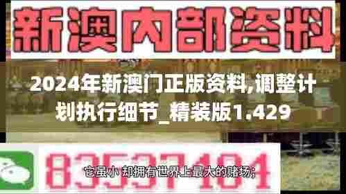 2024年新澳门正版资料,调整计划执行细节_精装版1.429
