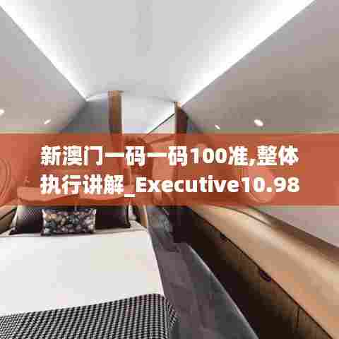 新澳门一码一码100准,整体执行讲解_Executive10.981