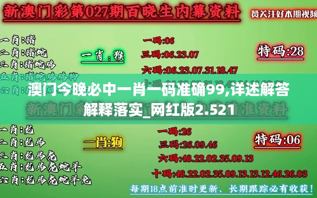 澳门今晚必中一肖一码准确99,详述解答解释落实_网红版2.521