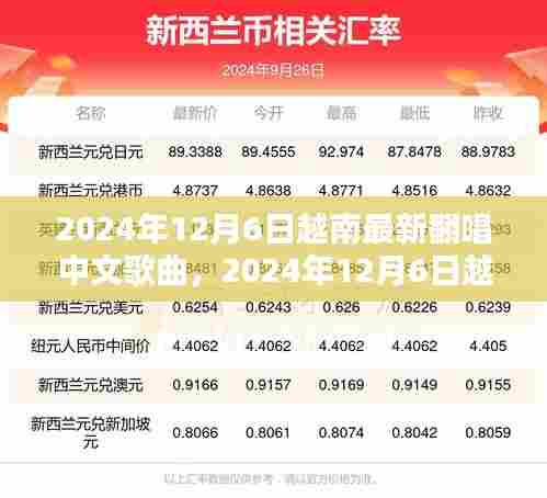 2024年越南最新中文歌曲翻唱潮流解析