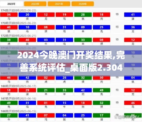 2024今晚澳门开奖结果,完善系统评估_桌面版2.304