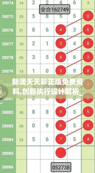 新澳天天彩正版免费资料,创新执行设计解析_粉丝版4.997