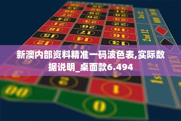 新澳内部资料精准一码波色表,实际数据说明_桌面款6.494