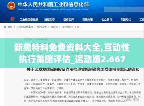 新奥特料免费资料大全,互动性执行策略评估_运动版2.667