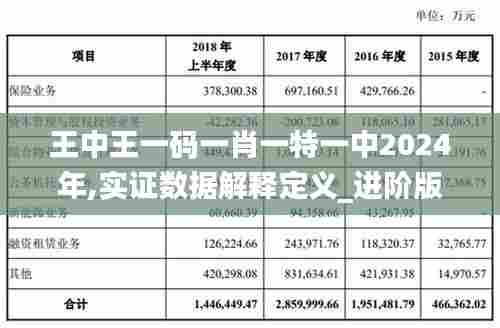 王中王一码一肖一特一中2024年,实证数据解释定义_进阶版2.906