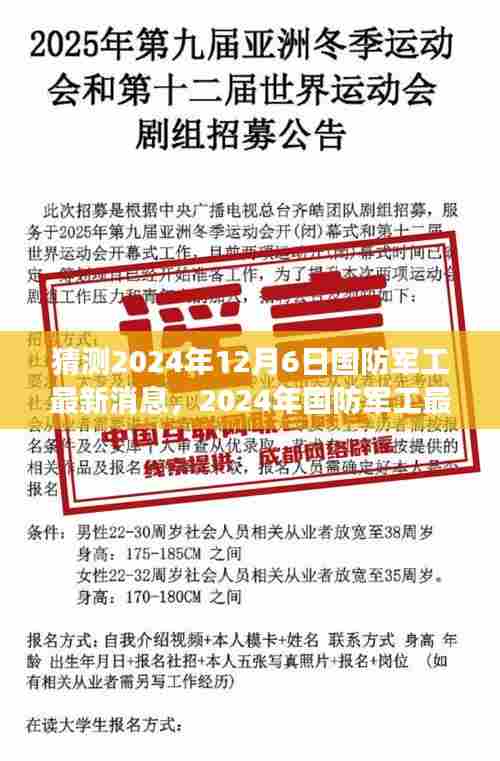 揭秘2024国防军工最新动态,消息、评测与目标用户洞察