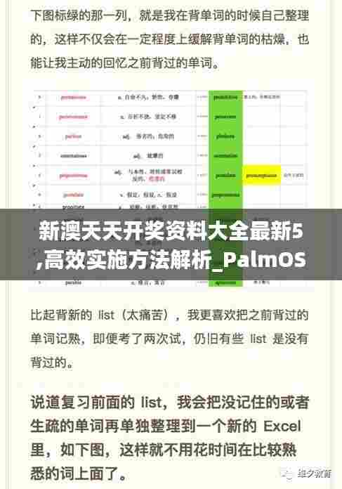 新澳天天开奖资料大全最新5,高效实施方法解析_PalmOS18.882