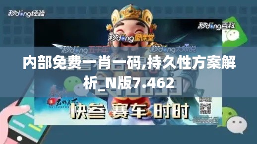 内部免费一肖一码,持久性方案解析_N版7.462