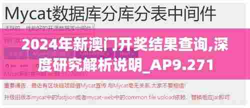 2024年新澳门开奖结果查询,深度研究解析说明_AP9.271