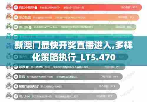 新澳门最快开奖直播进入,多样化策略执行_LT5.470
