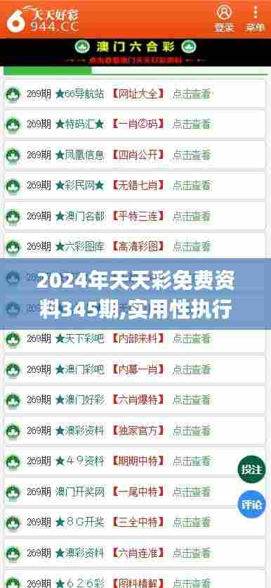 2024年天天彩免费资料345期,实用性执行策略讲解_mShop4.522