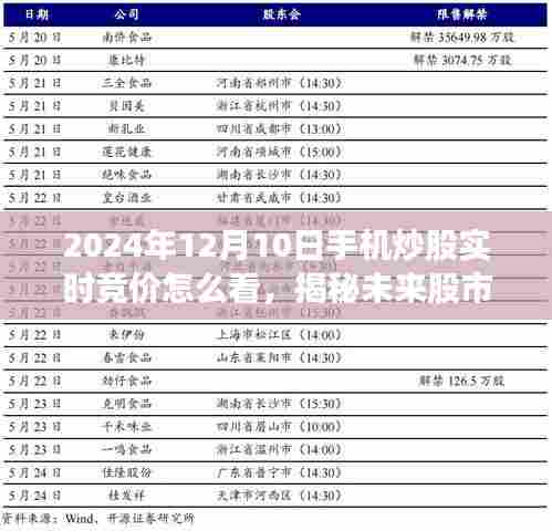 揭秘未来股市交易新纪元，2024年手机炒股实时竞价指南与体验展望