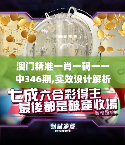 澳门精准一肖一码一一中346期,实效设计解析策略_XE版9.781